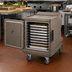 Thumbnail image #5 for Cambro Camtherm® Low Profile Electric Hot/Cold Food Holding Cabinet Cart, Single Door, Granite Sand, 11 Sheet Pan Capacity