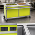 Thumbnail image #4 for Director's Choice DCS2-HFU-B-3 Mobile Hot Food Table, 2-Well, 3-Phase Electric