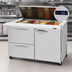 Thumbnail image #5 for Turbo Air PRO Series 48-1/4-Inch 15 Cu. Ft. Two-Section Sandwich/Salad Mega Top Prep Table with Flat Lid, Door and Drawers