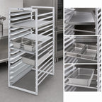 Thumbnail image #4 for Channel Manufacturing RIUTR-16 Reach-In Bun Pan / Steam Table Pan Rack, End Load, Aluminum, 16-Pan, 3-Inch Spacing