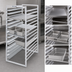 Thumbnail image #4 for Channel Manufacturing Reach-In Bun Pan / Steam Table Pan Rack, End Load, Aluminum, 16 Pan Capacity