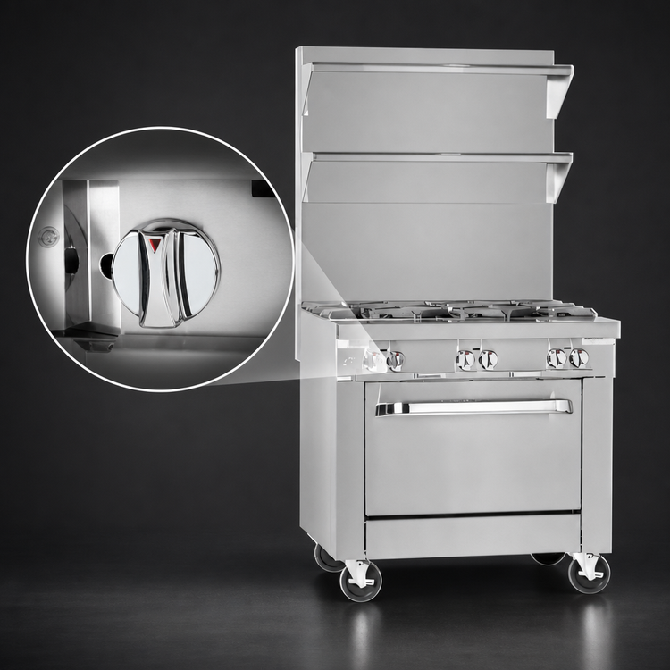Product image #4 for Southbend Platinum Heavy Duty 16-Inch Modular Gas Range with 2 Open Burners