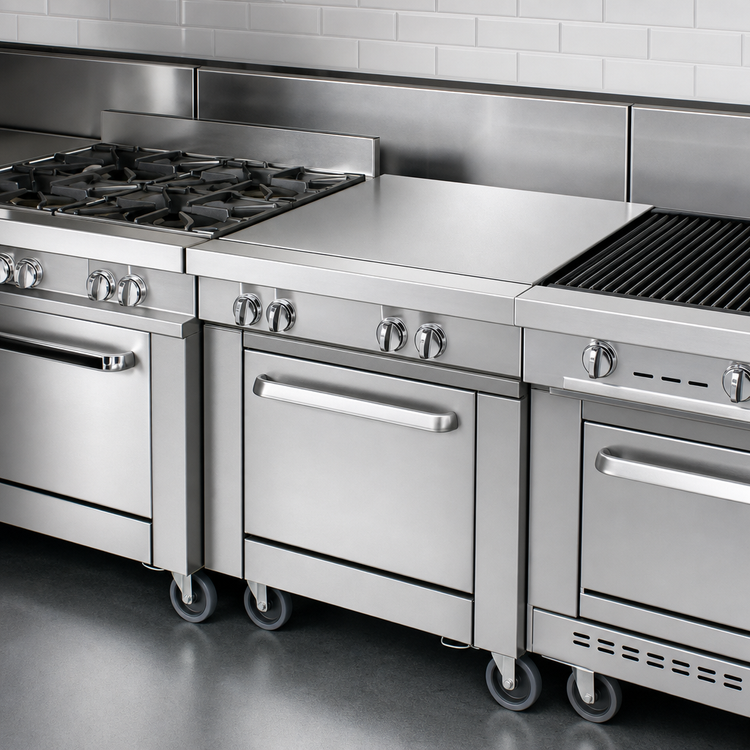 Product image #4 for Southbend Platinum 24-Inch Heavy Duty Modular Countertop Solid Top Spreader Plate with Stainless Steel Front and Sides