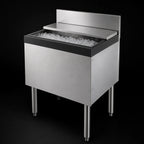 Thumbnail image #4 for Perlick Corporation Top Shelf TS24IC 24-Inch Modular Underbar Ice Chest, Non-Cold Plate, Stainless Steel, 6-Inch Backsplash