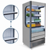 Thumbnail image #4 for Beverage-Air Vuemax Open-Air Vertical Merchandiser, 35-1/4 Inch Gray, 5-Shelf, R290 Refrigerated Case (VMHC-12-1-G)