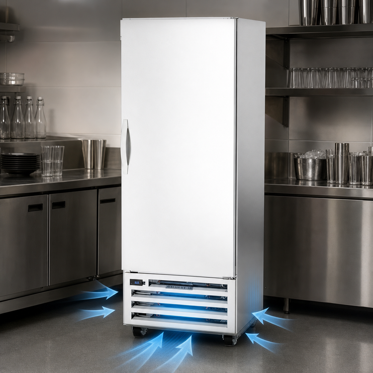 Product image #4 for Beverage-Air RI18HC One-Section Solid Door Bottom-Mount Reach-In Refrigerator, 16.85 Cu. Ft.