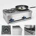 Thumbnail image #4 for Comstock-Castle FHP2 Countertop Gas Hot Plate, 24-Inch Wide, 2-Burner, Without Legs