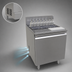 Thumbnail image #4 for Glastender 24-Inch One-Zone Self-Contained Cocktail Prep Cooler with Chilled Garnish Rail, Bottle Rail, and Drink Rail