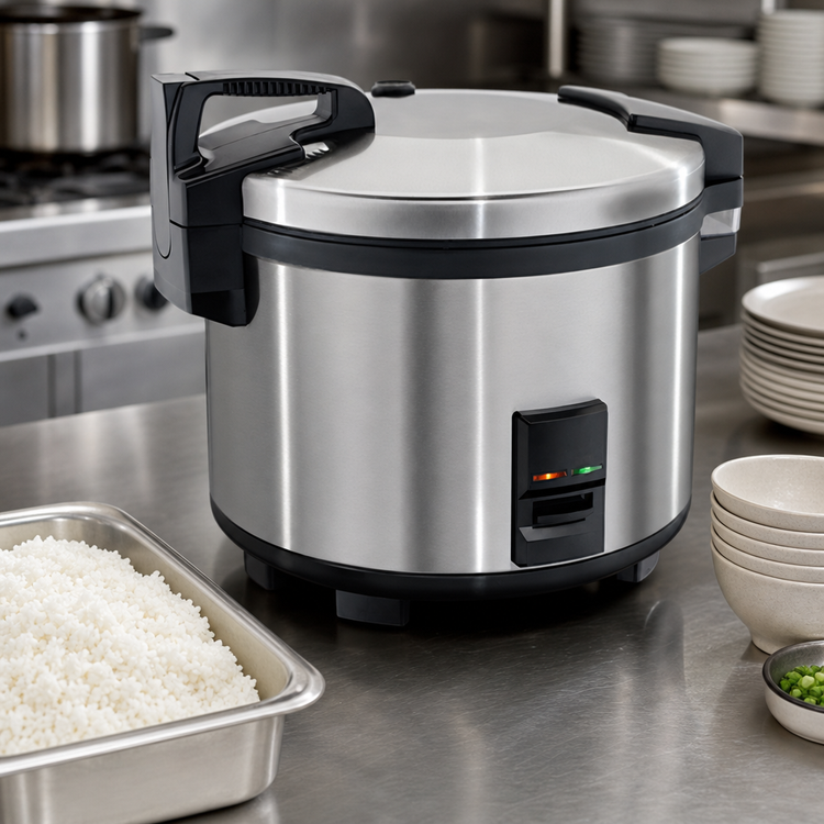 Product image #4 for Proctor-Silex Commercial Countertop Electric Rice Cooker/Warmer, 60-Cup Cooked Capacity, Stainless Steel, 220-240V