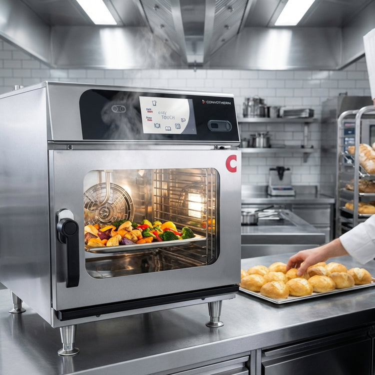 Product image #3 for Convotherm MINI 6.10ET Half-Size Electric Boilerless Combi Oven with easyTouch Controls