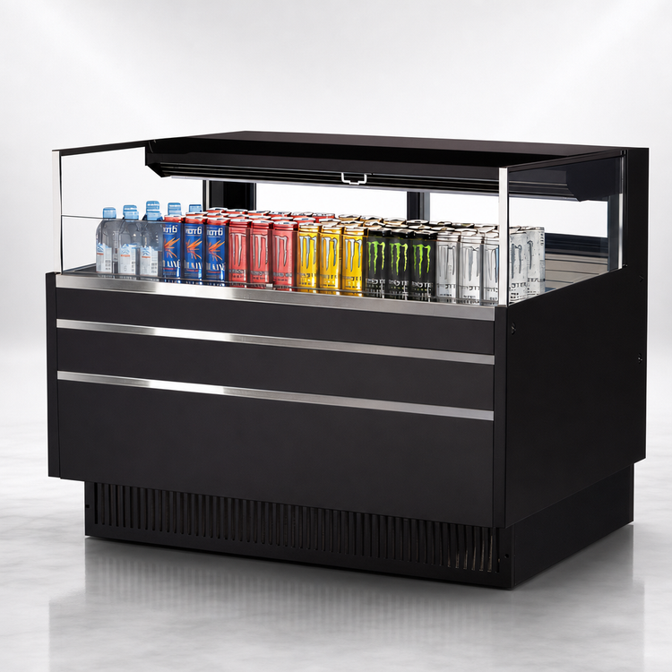 Product image #5 for Turbo Air 48-Inch Low-Profile Horizontal Open Display Merchandiser, Deck Only, 6.3 Cu. Ft.
