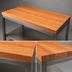 Thumbnail image #4 for John Boos Boos Block 48-Inch W x 30-Inch D x 3-Inch Thick American Cherry Edge Grain Kitchen Countertop, Varnique Finish