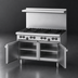 Thumbnail image #4 for Garland U-Series 48-Inch Commercial Gas Restaurant Range with 48-Inch Griddle and Dual Storage Bases