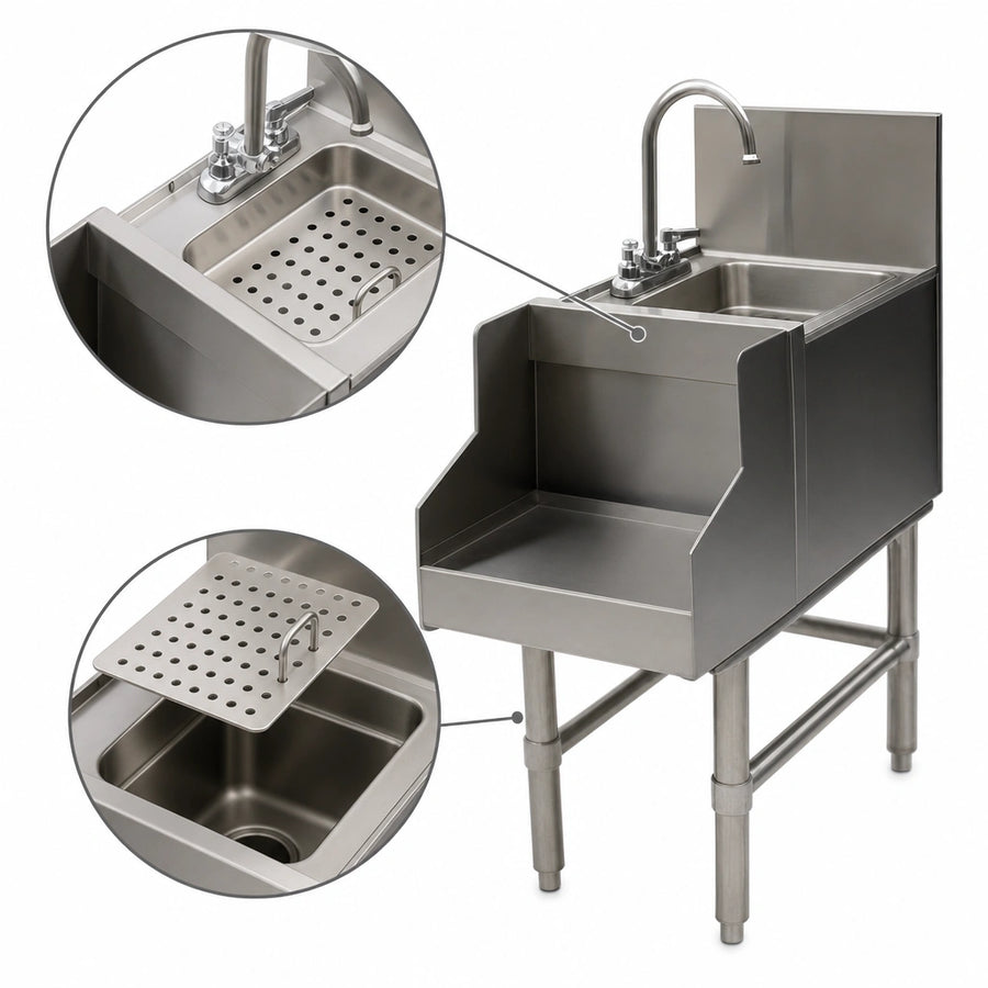 Integrated Sink With Strainer