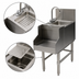 Thumbnail image #4 for Eagle Spec-Bar 18-Inch Wide Freestanding Blender Station with Sink and T&S Faucet