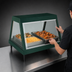Thumbnail image #4 for Hatco Glo-Ray Countertop Heated Display Case, Straight Glass Front, 2-Pan Dual Shelf, Humidity