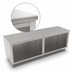 Thumbnail image #4 for John Boos Stainless Steel Work Table with Open Front Cabinet Base, 108 x 36 Inches, 14-Gauge Flat Top