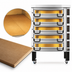 Thumbnail image #4 for PizzaMaster PM 845ED 5-Deck Electric Pizza Deck Oven with Ceramic Clay Stones