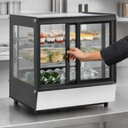 Thumbnail image #5 for Migali Industries Competitor Series® C-42CTS-28 27.6-Inch Countertop Refrigerated Display Case, Straight Glass, Sliding Rear Doors, 4.2 Cu. Ft.