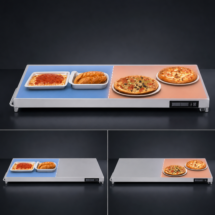 Product image #4 for Vollrath Cayenne® 24-Inch Right-Aligned Dual-Zone Heated Shelf, 120V