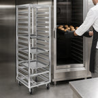 Thumbnail image #4 for Channel Manufacturing 404S-OR Single-Section No-Lift Stainless Steel End-Load Bun Pan Rack, 10-Pan Capacity