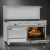 Thumbnail image #4 for Southbend Ultimate 60-Inch Gas Restaurant Range with 8 Open Burners, Standard Oven, and Cabinet Base