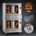 Thumbnail image #4 for Southbend Platinum Series Full-Size Double-Deck Gas Convection Oven, Standard Depth, Touchscreen Controls