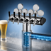 Thumbnail image #4 for Perlick Illuminated Winged Tee Countertop Glycol-Cooled 6-Faucet Beer Draft Tower
