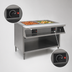 Thumbnail image #4 for Spec-Master Open Front Electric Sealed Well Hot Food Table, Floor Model, 2 Wells, 240V