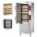 Thumbnail image #4 for Vulcan C24ET10 Electric Convection Steamer on Cabinet Base, 2-Compartment, 10-Pan Capacity