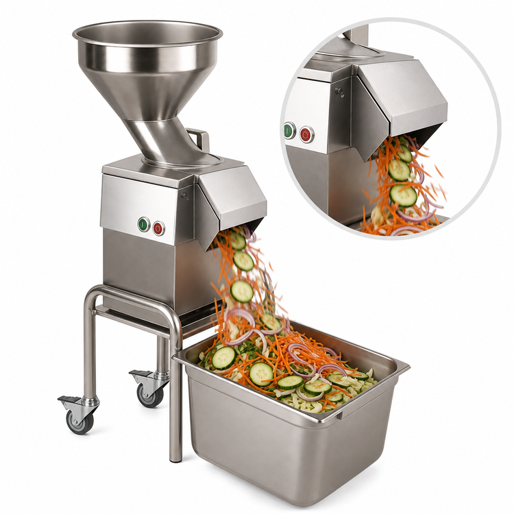 Product image #4 for Robot Coupe CL55B Ready Bulk Feed Commercial Vegetable Prep Machine with Stainless Steel Stand, 2-1/2 HP, 120V