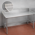 Thumbnail image #4 for Eagle Spec-Master Marine Series Stainless Steel Work Table with 4-1/2-Inch Backsplash, 84-Inch W x 36-Inch D