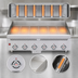 Thumbnail image #5 for Vulcan VCCG72-IS 72-Inch Countertop Gas Heavy Duty Griddle with IRX Infrared Burner Technology