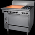 Thumbnail image #4 for Garland Cuisine Series Heavy Duty 36-Inch Natural Gas Range with 2 Open Burners, 2 Hot Tops, and Standard Oven