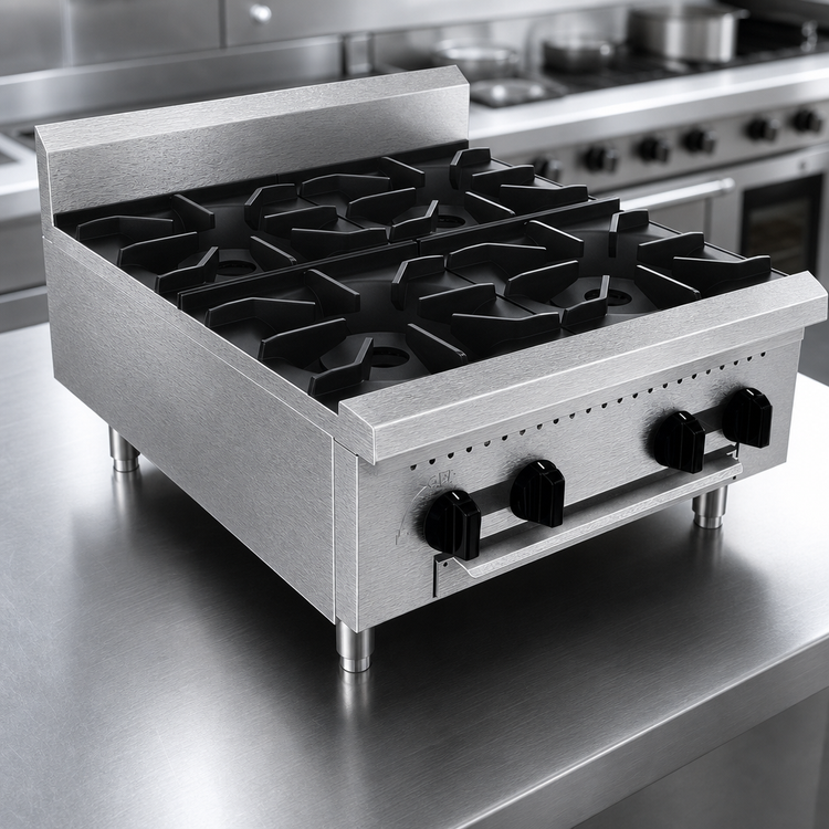 Product image #4 for Serv-Ware 24-Inch Four Burner Natural Gas Hot Plate