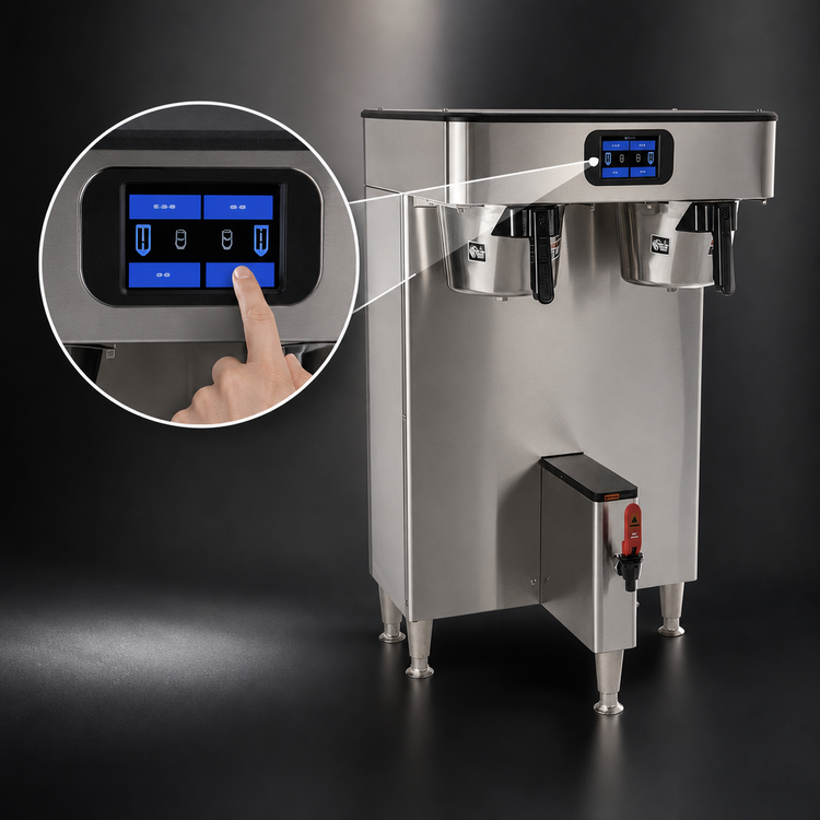 Product image #4 for BUNN ICB Twin TF Platinum Edition Automatic Fill Coffee Brewer for 1.5-Gallon Servers