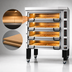 Thumbnail image #4 for PizzaMaster PM 914ED Full-Size 4-Deck Electric Stone Hearth Pizza Oven with Ceramic Clay Stones