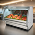 Thumbnail image #4 for Howard-McCray 40E Series R-CMS40E-8C-LED Red Meat Remote Refrigerated Service Case, 99.5 Inches Wide, Curved Glass