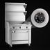 Thumbnail image #4 for Southbend Platinum 16-Inch Heavy-Duty Gas Griddle Range with Thermostatic Controls and Cabinet Base