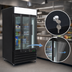 Thumbnail image #4 for Maxx Cold X-Series 1-Section 12 Cu. Ft. Reach-In Glass Door Merchandiser Freezer, Black, Bottom-Mounted Compressor