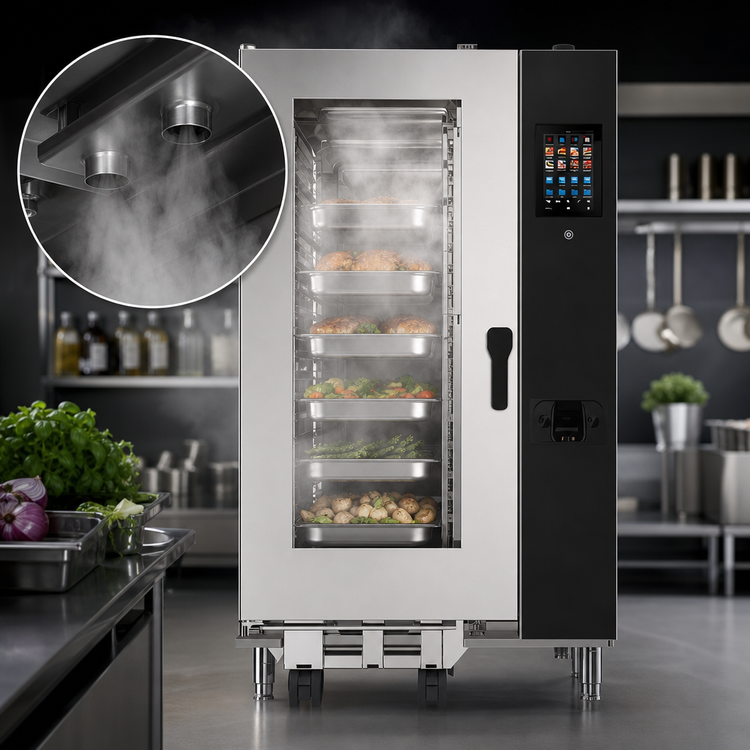 Product image #4 for Lainox Naboo 5.0 NAG201B 20 x 1/1 GN Gas Combi Oven with Direct Steam
