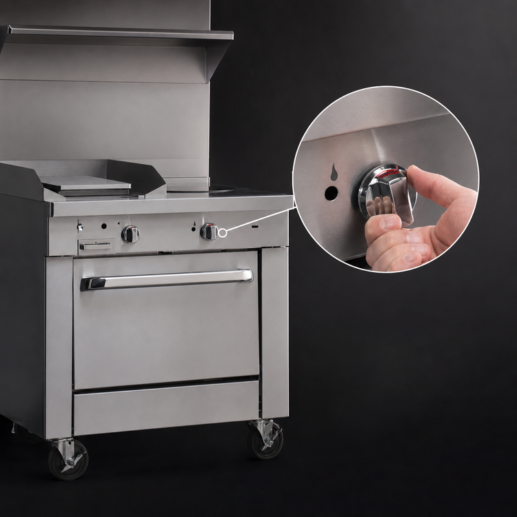 Product image #4 for Southbend Platinum 36-Inch Heavy Duty Commercial Gas Range with Graduated Hot Top and Standard Oven