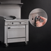 Thumbnail image #4 for Southbend Platinum 36-Inch Heavy Duty Commercial Gas Range with Graduated Hot Top and Standard Oven