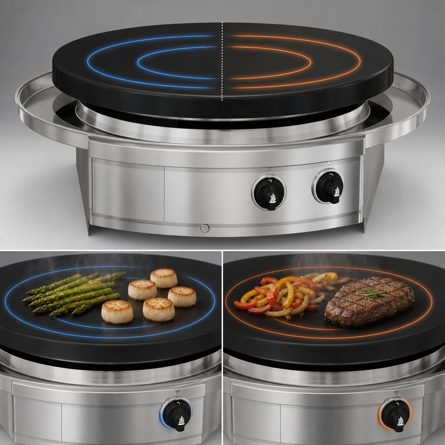 Dual Circular Temperature Zones