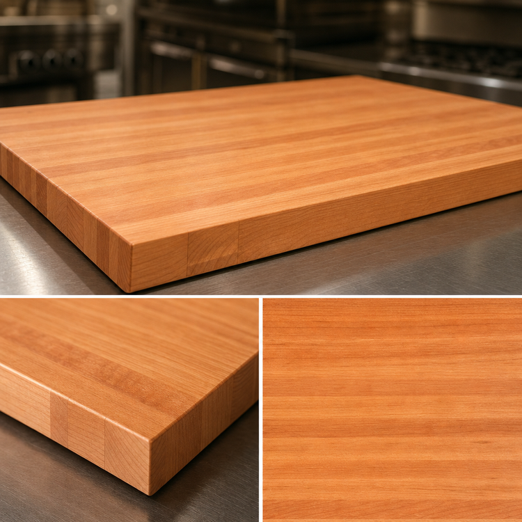 Product image #4 for Boos Block 36-Inch x 25-Inch American Cherry Edge Grain Kitchen Countertop with Varnique Finish