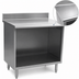 Thumbnail image #4 for Eagle Spec-Master Open Front Stainless Steel Work Table with 4-1/2-Inch Backsplash, 36 x 30 Inches