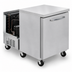 Thumbnail image #4 for Continental Refrigerator 32-Inch One-Section Work Top Freezer with Stainless Steel Flat Top and R290 Refrigeration