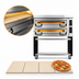 Thumbnail image #4 for PizzaMaster PM 842ED Two-Deck Electric Pizza Deck Oven with Ceramic Clay Stones