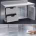 Thumbnail image #4 for Beverage-Air 67-Inch Two-Section Worktop Refrigerator with 2 Drawers and 1 Door, Side-Mount Self-Contained, R290