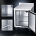 Thumbnail image #4 for Beverage-Air 27 Inch 1-Section Worktop Refrigerator with Solid Door and Foamed-In-Place Backsplash